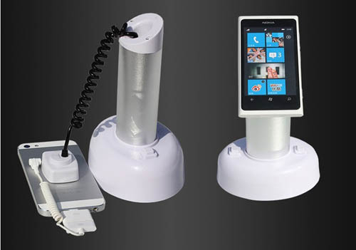 Cell phone security display alarm